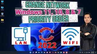 How to Change Network Priority Order on Windows 11, 10, 8 & 7 | EASY WAY 2022