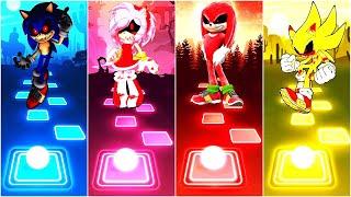 Sonic EXE - Amy EXE - Knuckles EXE - Super Sonic EXE || Tiles Hop