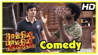 Sangili Bungili Kadhava Thorae Scenes | Soori Comedy | Thambi Ramaiah parts sides at house | Jiiva