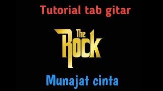 The Rock Munajat cinta Tutorial tab gitar