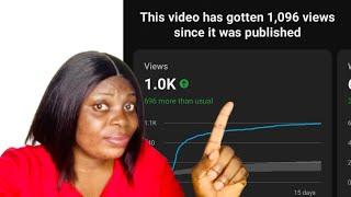 HOW MUCH YOUTUBE PAYS ME FOR 1K VIEWS AS A NIGERIAN YOUTUBER | Gracious Tales