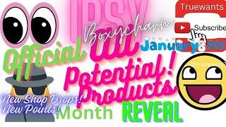 IPSY January 2025 Official All Products Reveal !?? Mini Reviews - New Points & New Shop Drops