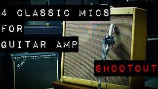 4 Classic Mics for Guitar Amp - Shootout - 414B-ULS, SM57, MD421, R-121