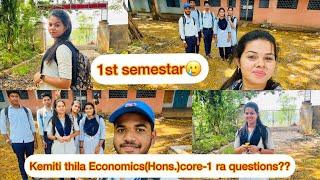 Kemiti thila Economics core-1 ra exam