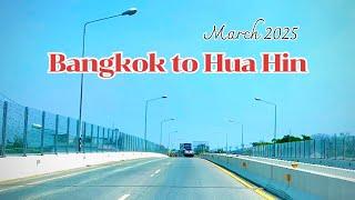 4K-Bangkok to Hua Hin - Best Scenic Drive-Thailand