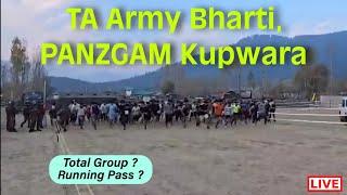 J&K TA Army Bharti Panzgam Kupwara | Ground Details Total Group | Running Pass All Details