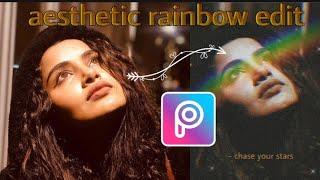 Rainbow Aesthetic Edit in Picsart । Picsart Aesthetic Effect । Picsart । MJD