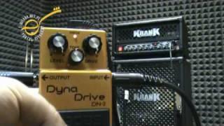 BOSS DN-2 Dyna Drive distortion - test E-GITARA.net.pl - demo na KRANK REV Jr. Pro