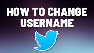 How To Change Twitter Username 2024 (SOLVED)