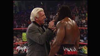 Ric Flair Confronts Booker T Before WrestleMania | RAW Mar 10, 2003