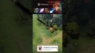 830 attack range Marci #abilitydraft #dota2 #shorts #highlights #xmark