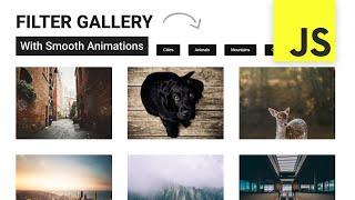 Javascript Filter Gallery With Smooth Animations | Quick Tutorial