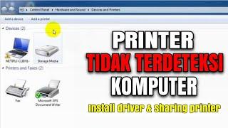 CARA MENGATASI PRINTER BERMASALAH YANG TIDAK TERDETEKSI