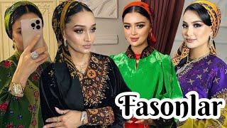 Zenanlara turkmen moda koynek fasonlar / Dresses for women / instagram 2024 fasonlar saylamalar