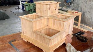 Amazing Woodworking Projects For your Garden Ideas - Build A Unique Beautiful And Tree Planting Box