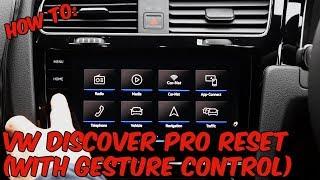 How To: VW Discover Pro Navigation (With Gesture) Reset / Reboot