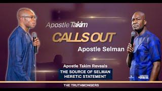 APOSTLE RICHARD TAKIM 𝐂𝐀𝐋𝐋𝐒 𝐎𝐔𝐓 APOSTLE JOSHUA SELMAN [SHOCKING Koinonia Heresy Exposed BADLY]