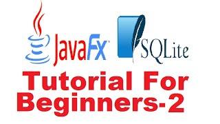 JavaFx Sqlite Database Tutorial 2 - How Connect Sqlite to JavaFx