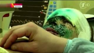 Young boy Vanya heavily injurred as result of Ukrainian shelling ENG-subs