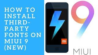 ( MIUI 9 ) Third-party font error solved [ NEW UPDATED ] | AndroidTechTv