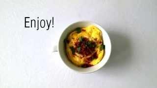 How To: 5-Minute Bacon, Cheese & Egg Mug