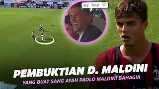 “Membuat Sang Ayah Bangga” Lihatlah Bagaimana Daniel Maldini Menciptakan Gol Debutnya UntuK AC MIlan