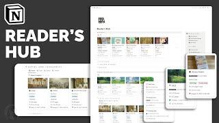 Notion Reader's Hub | Reading List Tracker | Template Tour & Guide