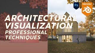 How to Create an Exterior Architectural Visualization In Blender - Housing on a Cloudy Autumn Day