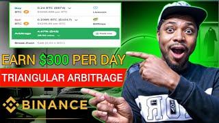 Triangular Arbitrage Bot || Earn $300 Per Day With Crypto Arbitrage