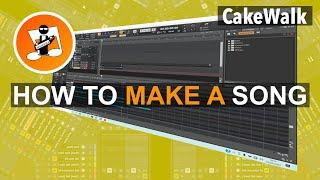How to create a song in Cakewalk by Bandlab