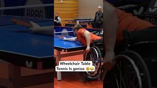 Table Tennis in WHEELCHAIR is another level of entertainment 