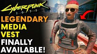 Cyberpunk 2077 - Legendary MEDIA VEST Finally Available! (Secret Location & Guide)