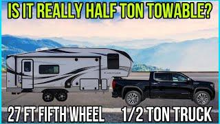 This 27FT Fifth Wheel Should Be Half Ton Towable But Here's Why It's Not!