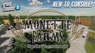 “MONETTE FARMS” FS22 MAP TOUR! | NEW to CONSOLE? MOD MAP! | Farming Simulator 22 (Review) PS5.