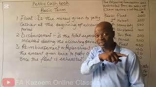 Petty Cash Book #finance #financeandaccounting @FAKazeem101