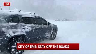 City of Erie Asks Residents to Stay off Roads