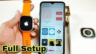 How To Connect S8 Ultra Apple watch  || Full Setup || with Android Phone || Tech With Babor ||