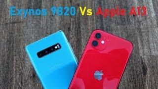 Samsung Exynos 9820 Vs Apple A13 Speed Test