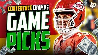 LIVE: NFL CONFERENCE CHAMPIONSHIP GAME PICKS | PREDICTIONS, PROPS, AND PLAYS (BettingPros)