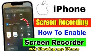 how to screen recording in iphone with voice | iPhone screen recorder kaise kare 2025 |iPhone screen