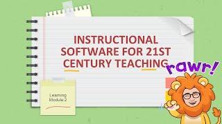 Instructional Software Part 2