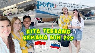 AKHIRNYA BISA TERBANG BERSAMA MERTUA RUSIA UNTUK PERTAMA KALI 