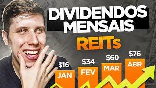 3 REITs que pagam DIVIDENDOS MENSAIS em dólar! - FIIs americanos