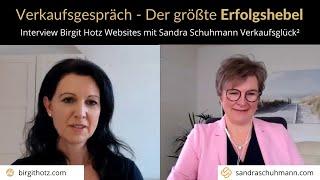 Tipp: Der größte Erfolgshebel im Verkaufsgespräch - Sandra Schuhmann, Verkaufsglück² mit Birgit Hotz