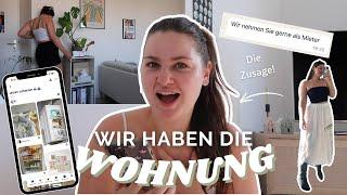 Die ZUSAGE zu unserer TRAUMWOHNUNG | Wohnungssuche Vlog Part 2