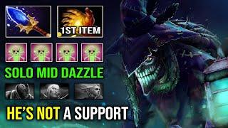 DAZZLE IS NOT A SUPPORT Full Right Click Carry 100% Aghanim Effect Deleted Mid Dota 2