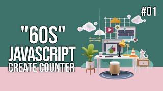 Create Counter Using Javascript | setInterval() in JavaScript | #RuncodeNow #shorts #youtubeshorts