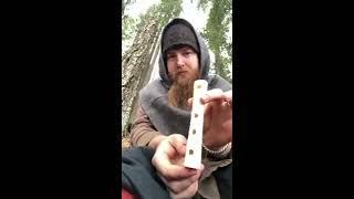 Replica viking age bone flute