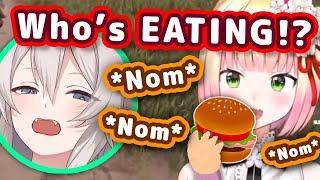 Botan and Polka Scold Nene For Unwrapping Food and Eating Loudly During Stream 【ENG Sub/Hololive】