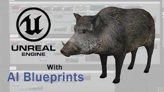 Medhue Boar with AI in Unreal Engine!!!